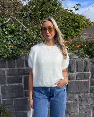 Cici Mini Knit Jumper 'Cream'