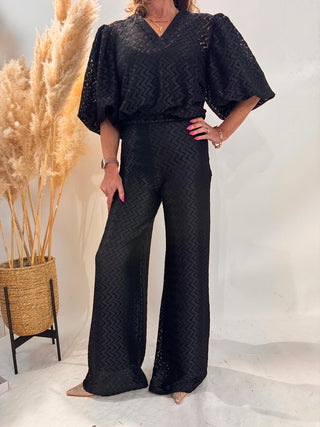 Visoni Trousers 'Black' - Made in Paris