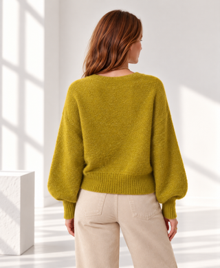 Éabha Knit Jumper 'Pistachio'