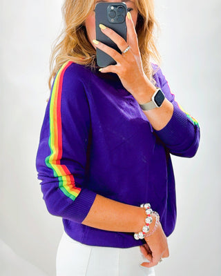 Iris Knit Jumper 'Purple'