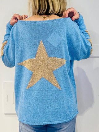 Stella Knit Jumper ‘Baby Blue’