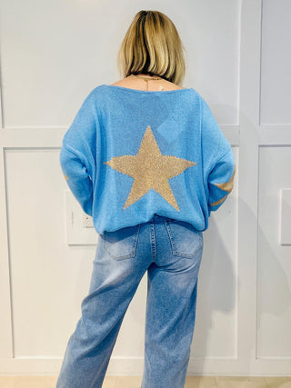 Stella Knit Jumper ‘Baby Blue’
