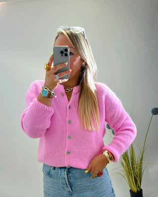 Knit Jordan Cardigan ‘Soft Pink’ Pre Order