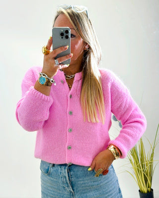 Knit Jordan Cardigan ‘Soft Pink’