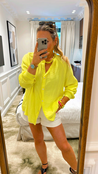 Henrietta shirt 'neon yellow'