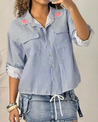 Emil Shirt ‘Blue Striped’