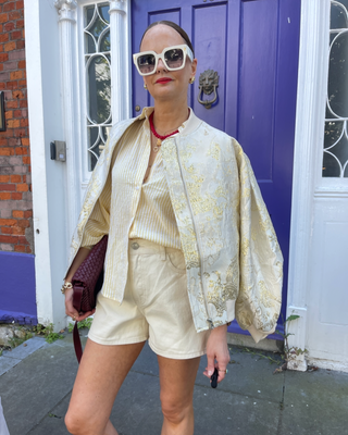 Lexi Betty Barocade Bomber Jacket ‘Gold'