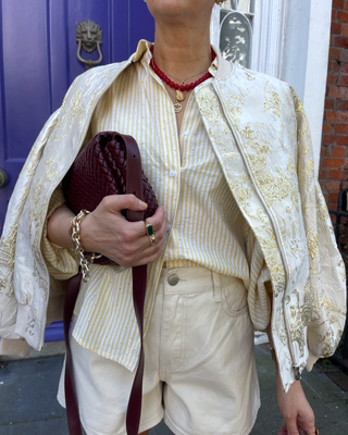 Lexi Betty Barocade Bomber Jacket ‘Gold'