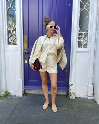 Lexi Betty Barocade Bomber Jacket ‘Gold'