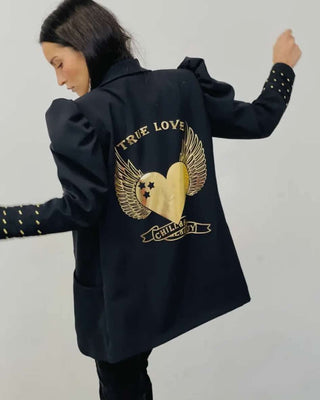 Madonna Statement Blazer ‘Black/Gold’(PREORDER)