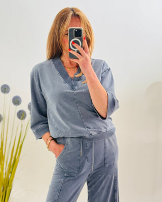 Olivia Two Piece ‘Denim Blue'