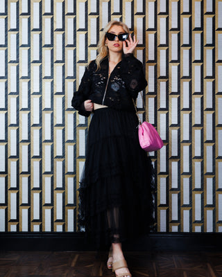 VB Lace Bomber Jacket ‘Black’