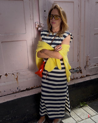 Lolita Dress & Jordan Summer Look 'Navy/Cream & Lemon'
