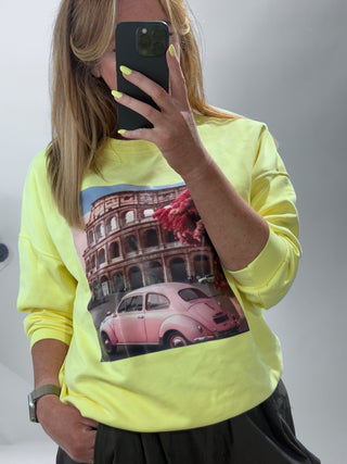 Dolce Vita Sweatshirt 'Lemon'