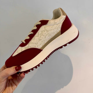 Lacey Trainers ‘Burgundy’