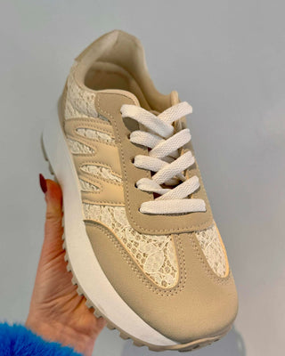 Lacey Trainers ‘Cream’