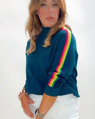 Iris Knit Jumper 'Teal Green'