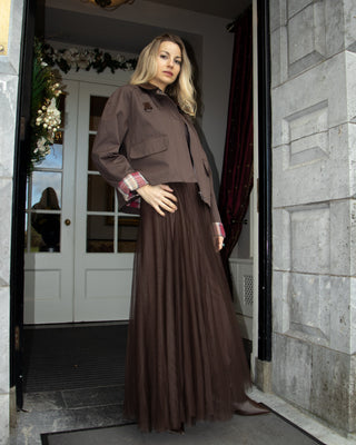 Sadie Tulle Skirt 'Brown'
