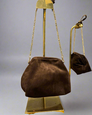 Sophia Suede Crossbody Handbag ‘Brown’