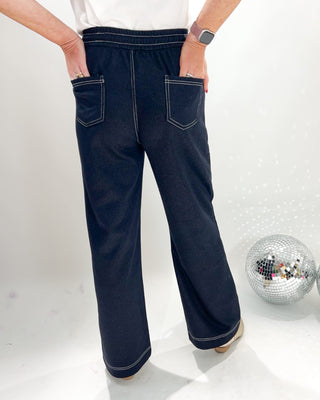 Fiona Denim Effect Joggers 'Denim Effect'