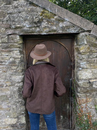 Farraday Suedette Jacket 'Brown'