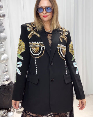 Julian Embellished Blazer 'Black'