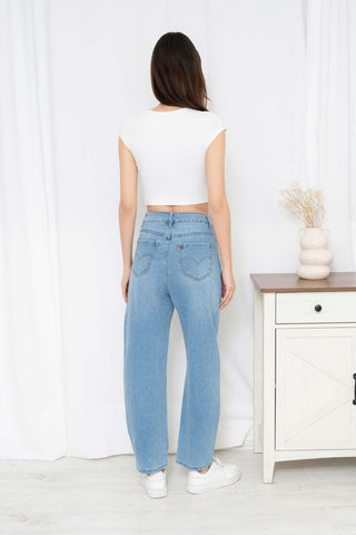 Maisie Denim Barrel Leg Jeans