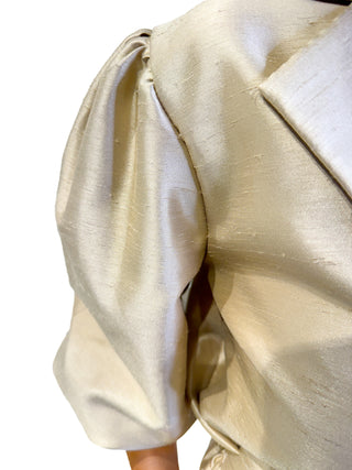 Elle Raw Silk Style Coatie ‘Pearl Gold’