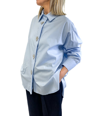 Meredith Embellished Shirt ‘Blue’