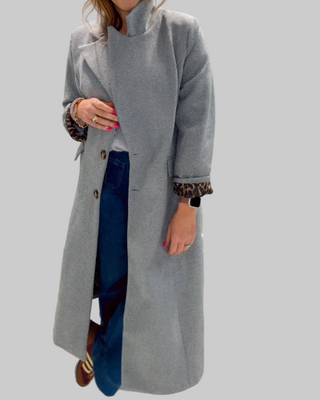 Laura Premium Coat 'Blue / Grey'
