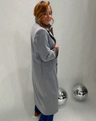 Laura Premium Coat 'Blue / Grey'