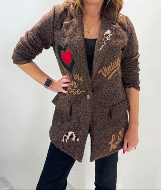 DeeDee Soft Blazer 'Brown'