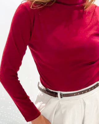 Cali Cotton Thermal Top 'Burgundy'