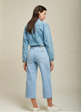 Faye cropped jean ‘Light Blue’