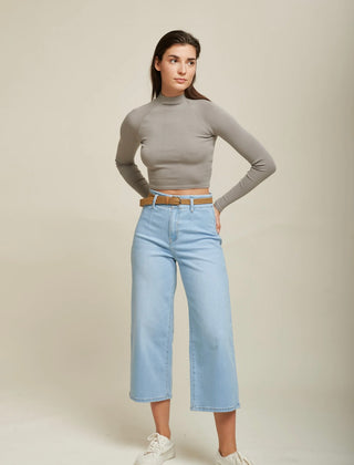 Faye cropped jean ‘Light Blue’