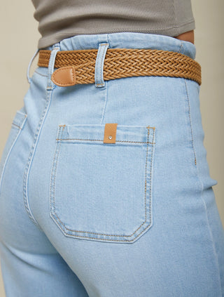 Faye cropped jean ‘Light Blue’