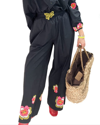 Roisin Trousers ‘Black/Neon'