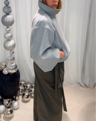 Olga Bomber Jacket 'Light Grey'