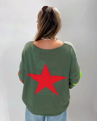 Stella Knit Jumper 'Khaki'