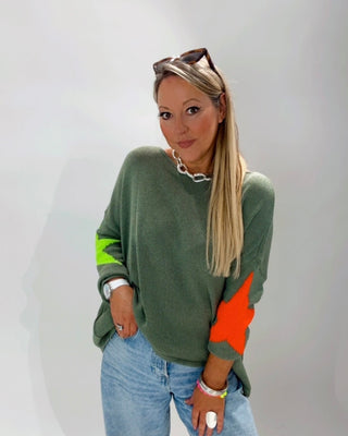 Stella Knit Jumper 'Khaki'