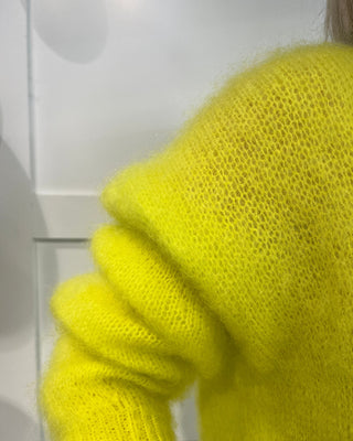 Maggie Lux Kid Mohair Jumper 'Neon Yellow'