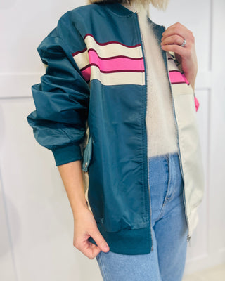 Indie Deux Bomber Jacket ‘Multicoloured’