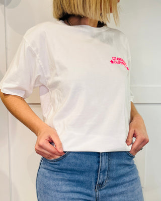 California Cotton T-shirt ‘White’