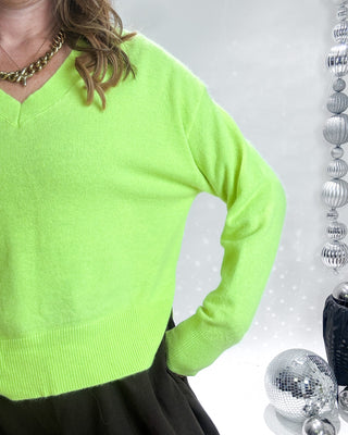 Aria Knit Jumper 'Neon Green'