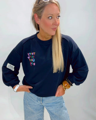 Good Day Sweater 'Navy'