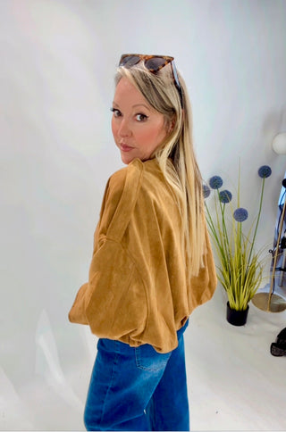 Fyra Suedette Jacket 'Tan' '