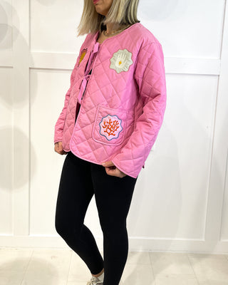 Viva Rose Lighted Quilted Jacket ‘Pink’