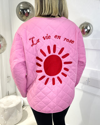 Viva Rose Lighted Quilted Jacket ‘Pink’