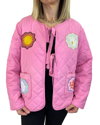 Viva Rose Lighted Quilted Jacket ‘Pink’