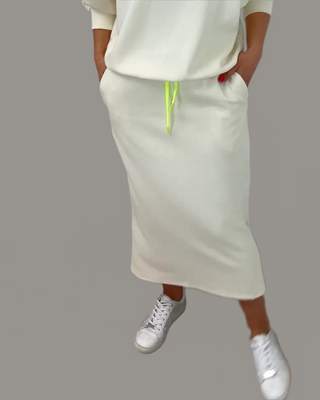 Rene Sweater Skirt ‘Cream’
